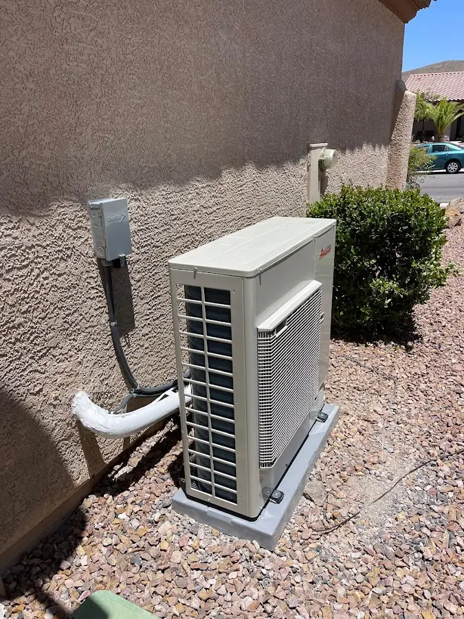 Residential air conditioning condenser unit in Jackson